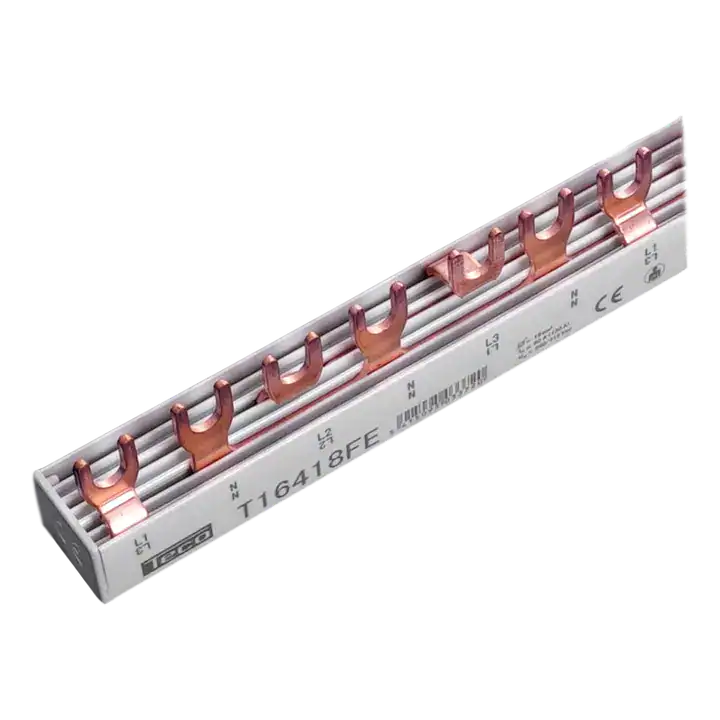 TECONEX KAMGELEIDER VORK 10mm² 4P 2P VERDEELD 18 MODULES