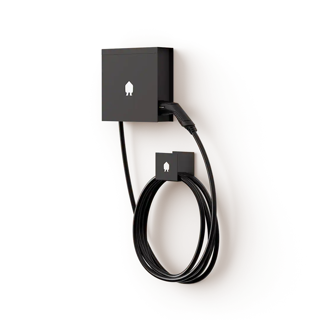 SMAPPEE EV WALL 22kW 1 OF 3-FASE ZWART TYPE 2 KABEL 8M