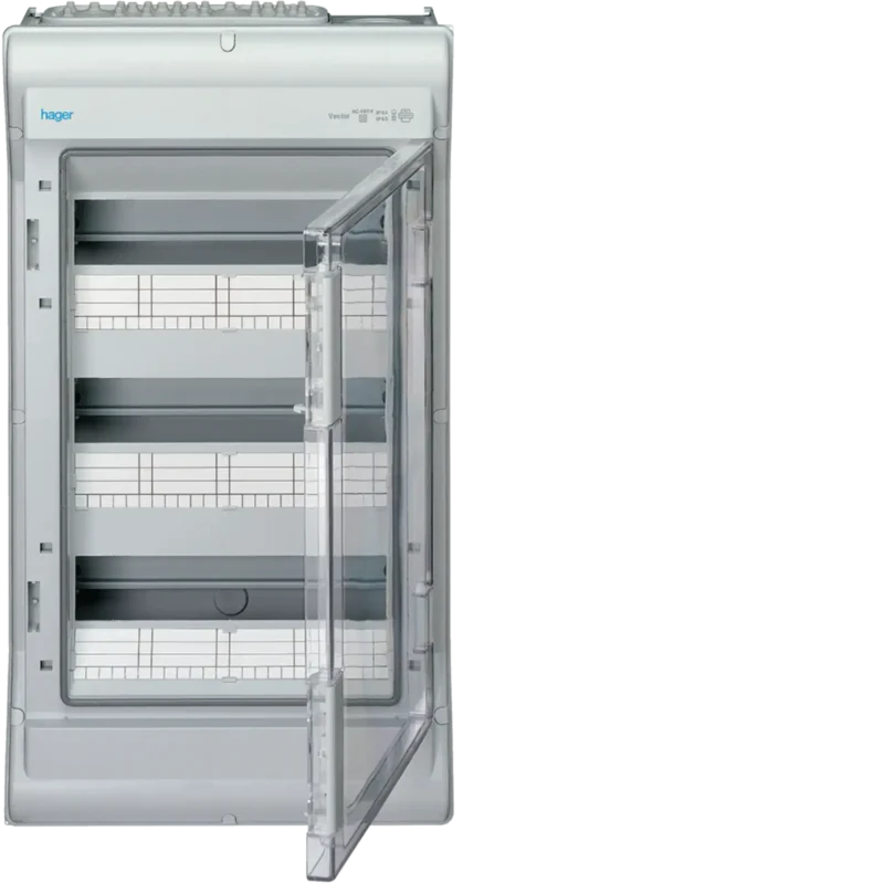HAGER VERDEELKAST VECTOR 3RIJEN 36 MODULES