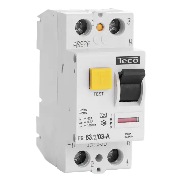 TECONEX DIFFERENTIEELSCHAKELAAR 2P 63A 300MA TYPE A